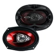 thumbnail image 2 of BOSS CH6930 6x9" 400W 3-Way Car Coaxial Audio Stereo Speakers Red, 2 of 8