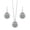 C, variant on 2Pcs/Set Ethnic Style Faux Turquoise Necklace Earrings Set Women Shining Rhinestones Inlaid Pendant Necklace Hook Earrings Jewelry Set