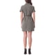 thumbnail image 3 of Vestido de camisa de mezclilla para mujer INSPIRE CHIC con cuello, manga corta, cinturón y botones, talla XL, gris, 3 of 5