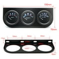 thumbnail image 6 of ACAGALA 3 In 1 Car Meter Auto Gauge Voltmeter Water Gauge And Oil Press Gauge 52mm Triple Gauge Kit, 6 of 7