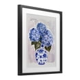 thumbnail image 2 of Stupell Industries Cottage Blue Hydrangea in Porcelain Vase Black Framed Print Under Glass, 17 x 21, by The Prints Vibe, 2 of 8