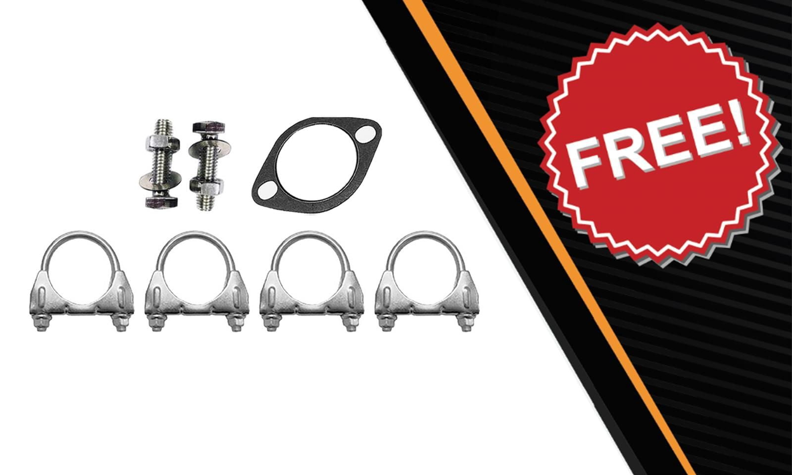 Northeastern Exhaust Resonator, Y-Pipe & Pair of Mufflers Fits 2011-2017 Buick Regal 2.4L - Direct Fit | Stainless Steel System Kit