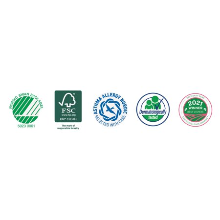Bambo Nature Diapers, Disposable Baby Diapers, Skin-Friendly, Size 4, 15-31 lbs, 27 Count, 1 Pack