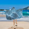 thumbnail image 5 of Toddler Hooded Beach Towel 24x50 Kids Bath Towels Soft Quick Dry for Swim Pool Boys Girls Ocean Wavea, 5 of 7