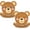 Bear, variant on Pig Birthday Party Decorations 50PCS Pig Paper Plates Pig Shaped Disposable Plates Pink Pig Farm Animal Theme Party Dinnerware for Boy Girl Baby Shower & Farm House Barnyard Table Decor Supplies