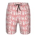 thumbnail image 3 of Goofa Cute Poodle Dog Printed Mens Swim Trunks Summer Quick Dry Short Beach Swimwear Bathing Suits-Medium, 3 of 9