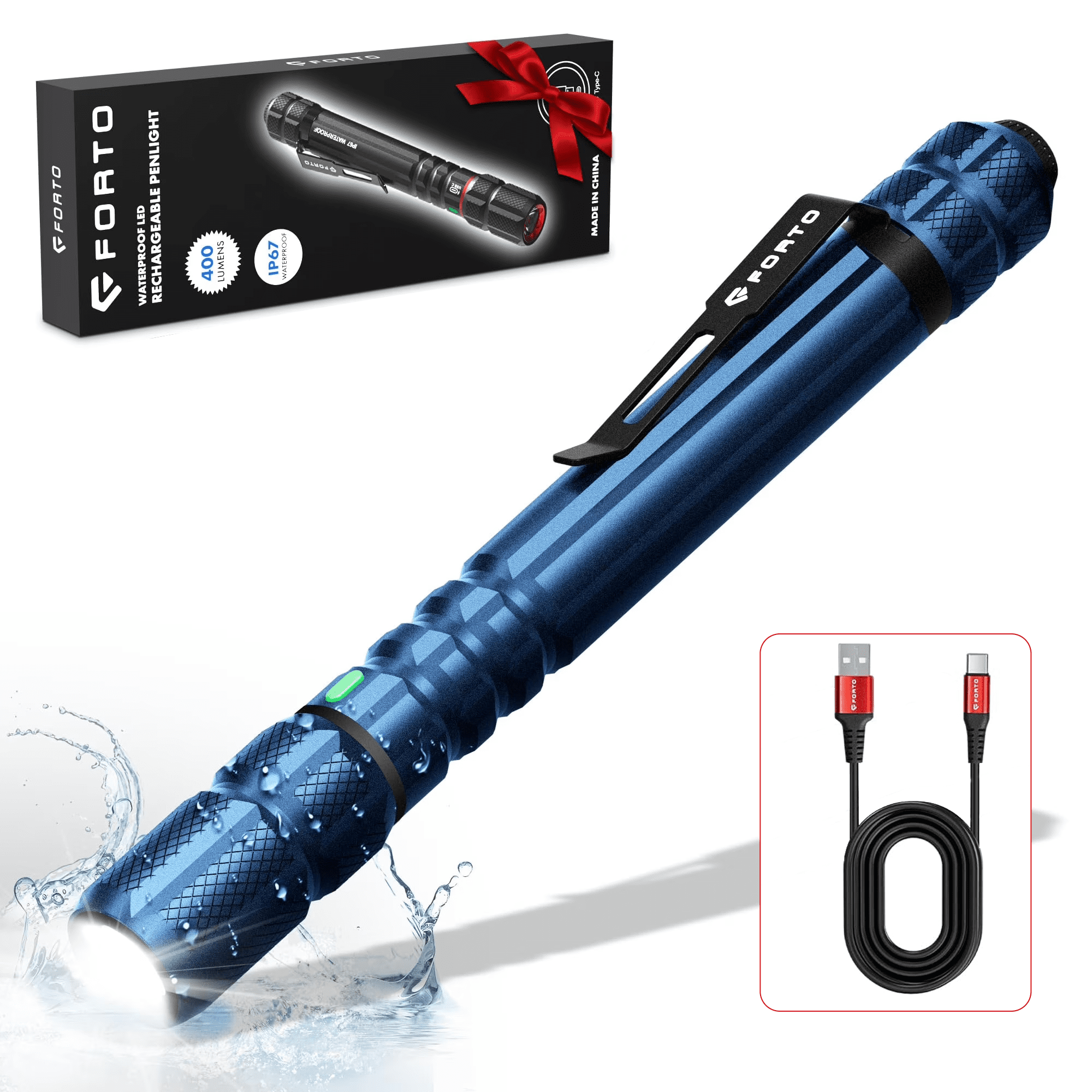 nebo 6000 lumen flashlight O2 Beam on the trail NEBO Redline 6K 6000-Lumen LED