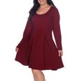 thumbnail image 2 of White Mark Women's Plus Size Jenara Dress, 2 of 4