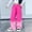 Hot Pink, variant on Juslio Girls Pants Unisex Child Casual Spring NewJeans With Stylish Gradient Color for BigWide Leg Trendy Green