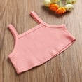 thumbnail image 4 of MesaSe 2Pcs Baby Girls Summer Clothes Set Ribbed Knit Cropped Camisole Ripped Jeans, 4 of 7