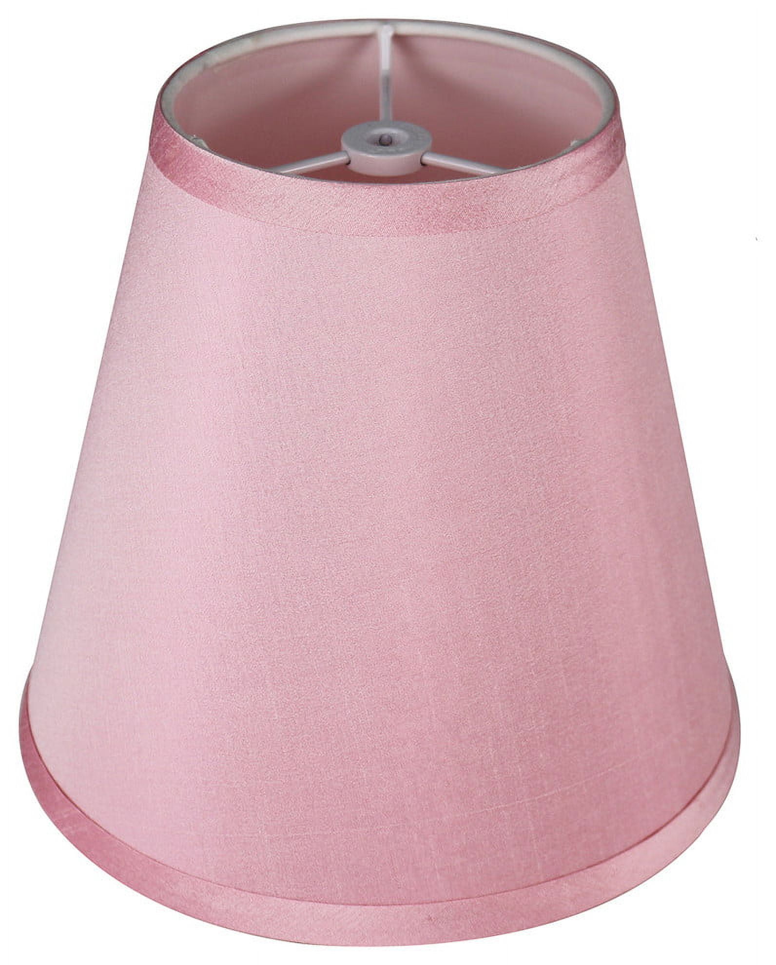 Urbanest Faux Silk Empire Lamp Shade 5x9x8.5", Pink