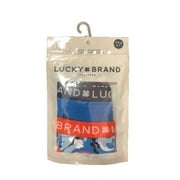 Lucky Brand Boys Cotton Boxer Briefs 2 Pack, Blue/Camo, Size S/P, 6/7