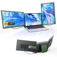 thumbnail image 1 of Monitor extensor de pantalla triple para portátil de 15,6 pulgadas 1080P FHD, 1 of 6