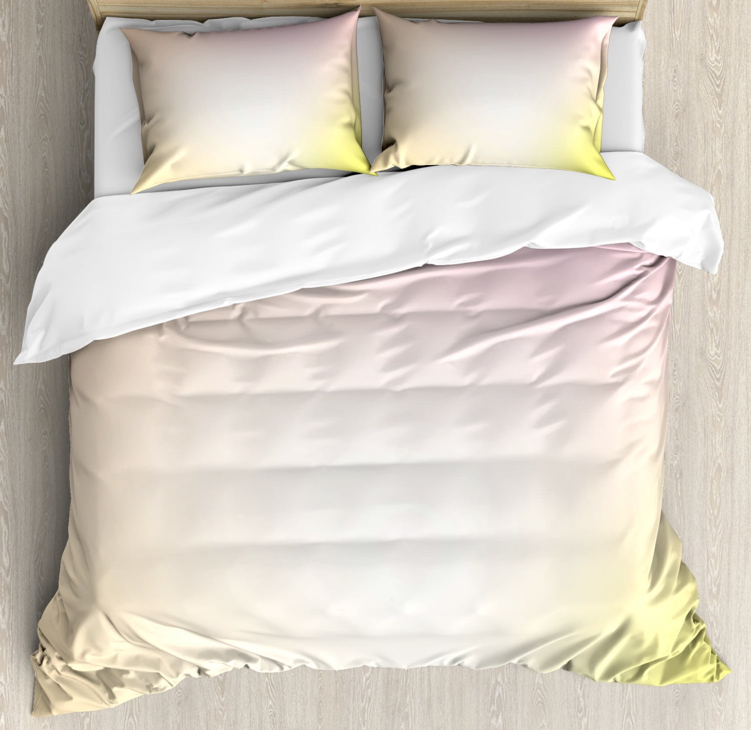 yellow ombre duvet cover