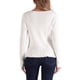 thumbnail image 3 of Suéter cárdigan de manga larga INSPIRE CHIC para mujer con botones, volantes y escote en V XL blanco, 3 of 6