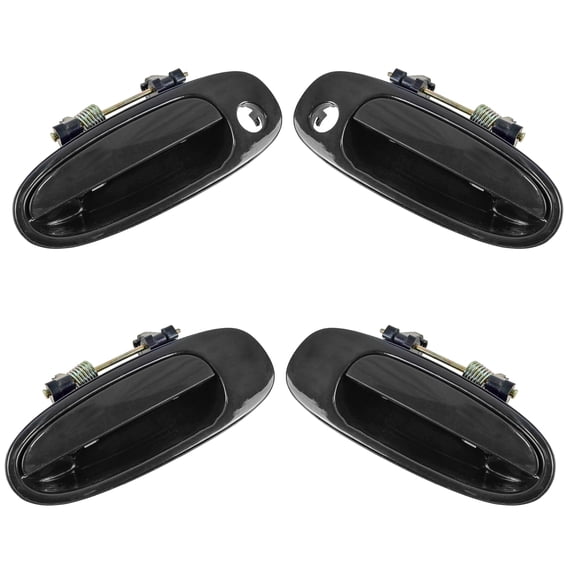 TRQ Door Handles Outside Exterior Front & Rear 4 Piece Set Kit for Corolla Prizm DHA30187