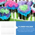 thumbnail image 5 of 100 Pcs Flower Mud Holder Floral Picks Sprinkler for Arrangements Vases Artificial Flowers White, 5 of 8