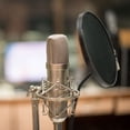 thumbnail image 4 of Shisuyan Condenser Mic Shockmount Microphone Accessories Metal Round Bracket 1Pack, 4 of 9