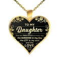 thumbnail image 1 of Electroplating Love Alloy Pendant Sweater Chain Mother To Daughter, 1 of 9