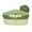 Green, variant on Corner Sink Strainer Basket with Suction Cup, Kitchen Food Waste Catcher for Clog-Free Drains