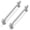 Brushed Satin Nickel, variant on 10 Pack 5 Inch(128mm) Hole Center MatteGunmetal Gray Modern Cabinet Pulls Kitchen Cabinet Handles Kitchen Cabinet Hardware Timeless Drawer Vanity Pulls, Gray(5x10)