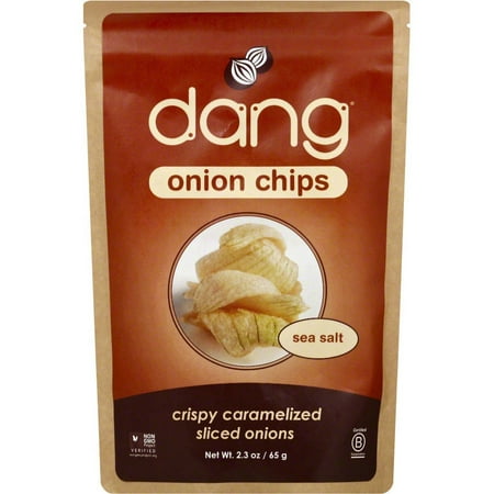 Dang Sea Salt Onion Chips, 2.3 oz, (Pack of 12)