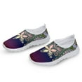 thumbnail image 6 of Tribal Polynesian Plumeria Flower Prints Flat Shoes for Women Light Slip-on Casual Loafers Summer Cool Mesh Sneakers, 6 of 9