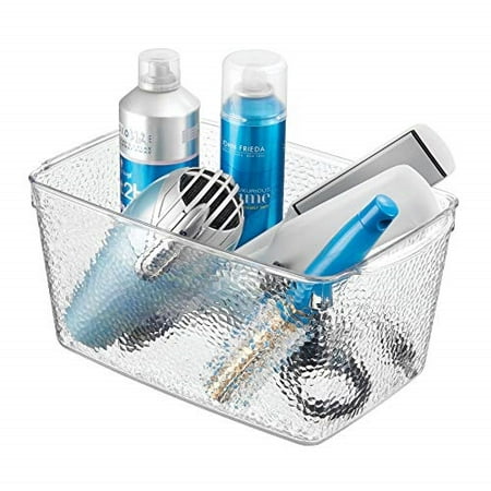 Mdesign Plastic Storage Bin Container Caddy Tote With
