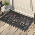 thumbnail image 2 of A1HC Dog Tail Welcome Rubber Pin Welcome Door Mats for Outdoor Entrance,Fun Designed Floor Mat, Welcome Mats for Front Door Indoor Non-Slip Backing Rubber Mat for Outside 18" X 30", 2 of 5
