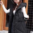 thumbnail image 6 of LYXSSBYX Women Long Sleeve Shacket Jacket Hot Sale Clearance Winter Coat Fashion Woman Lengthened and Thickened Medium Length Down Cotton Jacket, 6 of 9