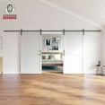 thumbnail image 4 of Sanding  30in./32in./36in./42in./48in.x 84in.MDF Barn Door With Sliding Hardware Kit ,Covered with Water-Proof PVC Surface 84in.x84in. - White, 4 of 5
