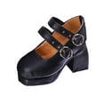 thumbnail image 3 of MERIGLARE Chaussures de Poupée Échelle 1/4 Accessoires de Poupée Robustes Habillage de Poupée Rétro Mini Noir, 3 of 9