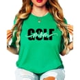 thumbnail image 2 of Trendy Golf Mom Shirt for Women Girly Cute Script Golf Mom Supporter Tee Vintage Green shirt Adult Large, 2 of 4