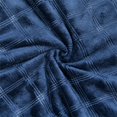 thumbnail image 3 of Thickened Flannel & Lamb Wool Double Blanket for Winter – Soft Warm Embossed Sofa Bed Cover, Multi-Use Home Decor Throw, 1 Pack, 3 of 5
