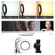thumbnail image 5 of Billuyoard Lámpara de relleno LED, accesorio de iluminación interior, teléfono móvil profesional, transmisión en vivo, anillo de luz para Iluminación y accesorios, 5 of 6
