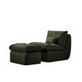 thumbnail image 6 of Compressed Lounge Chair with Ottoman, Space-Saving Modern Sofa for Small Spaces, Multi-Functional Ottoman Combo for Living Room, Bedroom, or Home Office - Comfortable Upholstered Design, 6 of 9