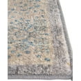 thumbnail image 4 of New Area Rug - Traditional - Classic - Border - Floral - Oriental - Idoor - Carpet - Collection (4' 1" x 6' 1" Rectangle, Gray/Ivory), 4 of 7