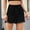 Black, variant on Fnooota Women's Denim Shorts, Elastic Waist Drawstring Summer Stretch Jean Shorts with Pockets Blue Size S-2XL