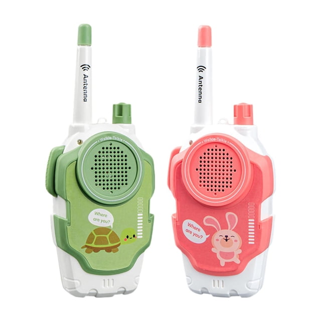 1 par de walkie talkie para niños, regalos para niños, walkie talkie para senderismo, actividades al aire libre, juguetes para acampar en interiores,