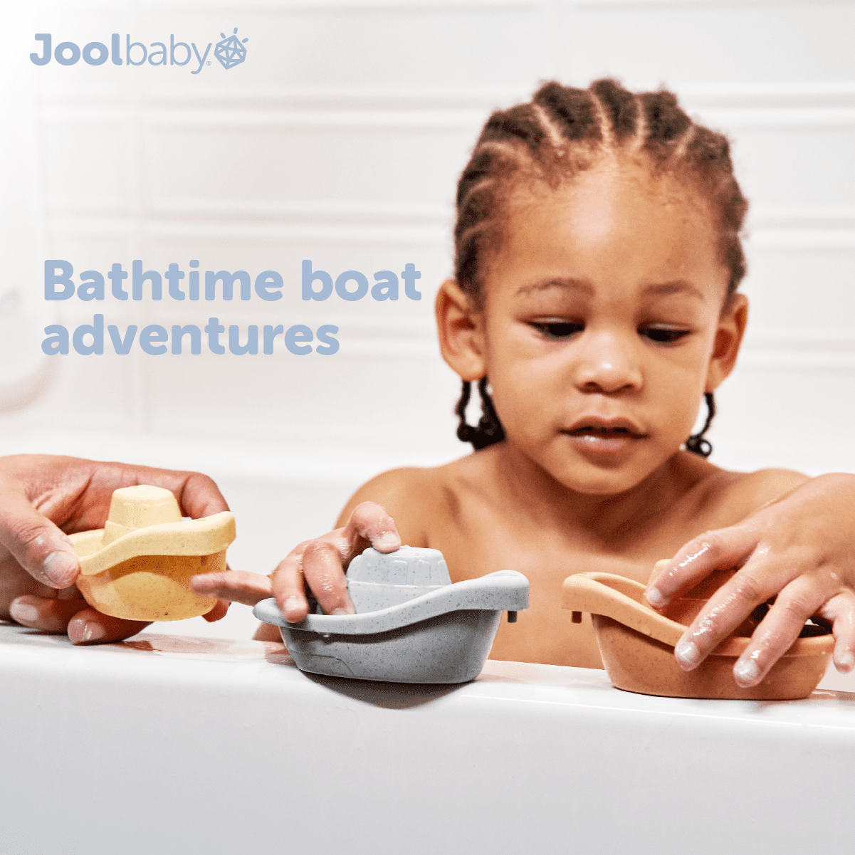 Jool Baby My First Bathtime Bath Toys Gift Set with Storage Bag, 12 Pieces