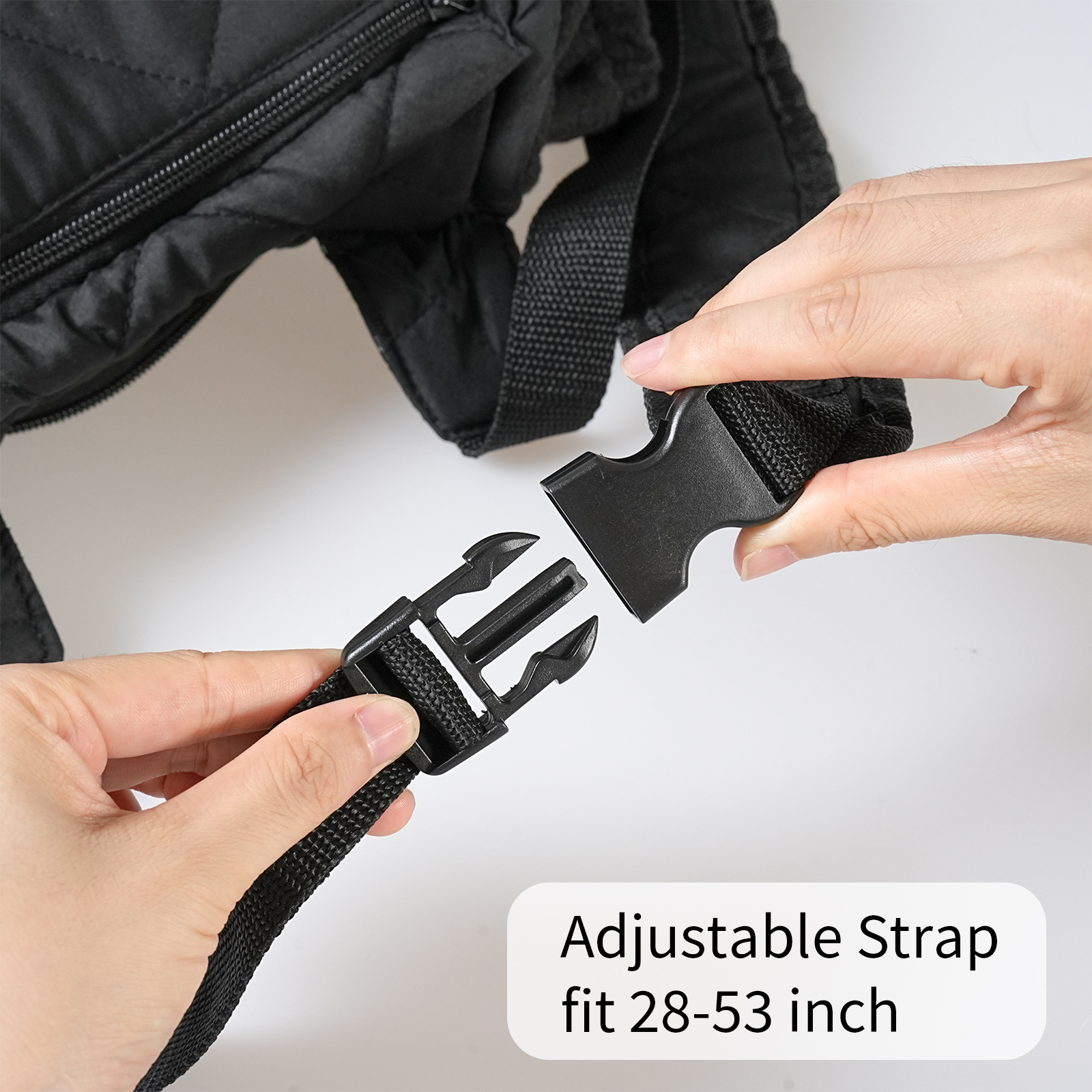 Heated Hand Warmer Pouch with Belt ,Electric Heated Waist Hand Muff for Men & Women Outdoor Use (Power Bank Not Included)