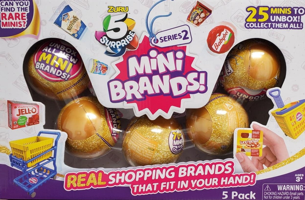 5 Surprise Mini Brands Series 2-5 Ball Bundle 