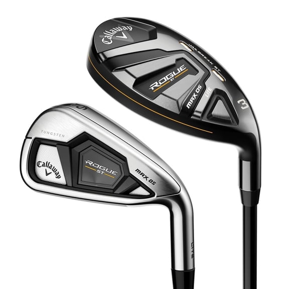 Pre-Owned RH Rogue ST MAX OS Lite Hybrid - Rogue ST MAX OS Lite Mens Graphite Iron Set Project X Cypher Black 60 HB/IR Graphite 5.5