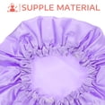 thumbnail image 3 of 2Pcs Bathing Caps Satin Bonnets Hair Bonnets for Sleeping Comfortable Shower Hats Bath Caps, 3 of 8