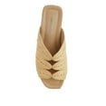 thumbnail image 6 of Daisy Doe Raffia Square Toe Flats, 6 of 9