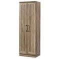 thumbnail image 1 of Pemberly Row Farmhouse Engineered Wood 23" Storage Cabinet in Salt Oak, 1 of 17