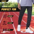 thumbnail image 4 of Ultra Performance 3 Pack Joggers for Men, Mens Athletic Sweatpants with Pockets for Men, 4 of 7