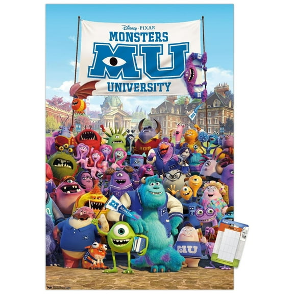 Disney Pixar Monsters University - One Sheet Wall Poster, 14.725" x 22.375"