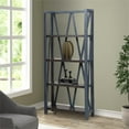 thumbnail image 2 of Bowery Hill Traditional Wood Etagere Bookcase in Denim Finish, 2 of 2