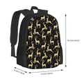 thumbnail image 2 of Balery Christmas Gold Deers Backpack for Men and Women - Durable 600D Oxford Cloth -Large Capacity, Water-Resistant School, Travel, and Hiking Bag, 2 of 7